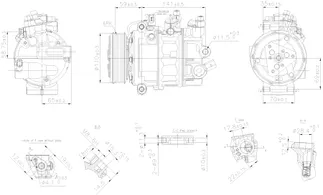 Nissens A/C Compressor - 7N0816803E