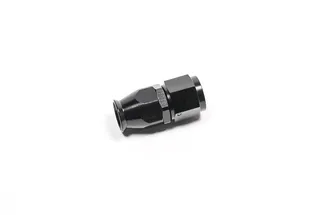Radium -8AN Straight PTFE Hose End - Black
