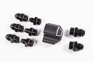 Radium 3 Into 1 Distribution Block W/Fittings