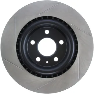 StopTech Power Slot Rear Left Slotted Rotor For Audi - 126.33137SL