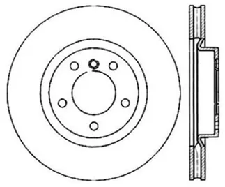 StopTech Front Left Cryo Sport Slotted Rotor For BMW - 126.34038CSL