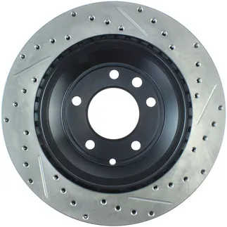 StopTech Slotted & Drilled Sport Brake Rotor For VW/Audi - 127.33078R