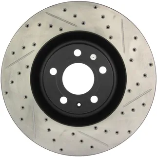 StopTech Slotted & Drilled Sport Brake Rotor For Audi - 127.33087L