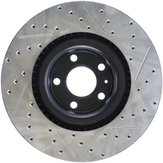 StopTech Slotted & Drilled Sport Brake Rotor For Audi - 127.33087R