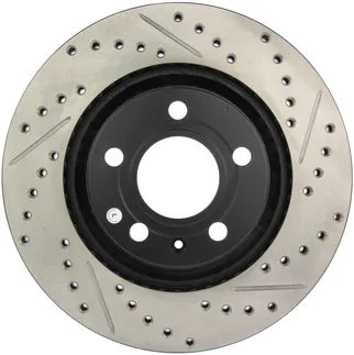 StopTech Slotted & Drilled Sport Brake Rotor For Audi - 127.33088L