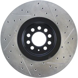 StopTech Slotted & Drilled Sport Brake Rotor For VW/Audi - 127.33093R