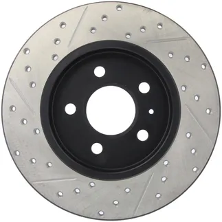 StopTech Slotted & Drilled Sport Brake Rotor For Audi - 127.33097L