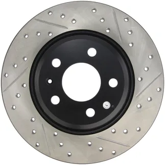 StopTech Power Slot Rear Left Drilled & Slotted Rotor For Audi - 127.33127L