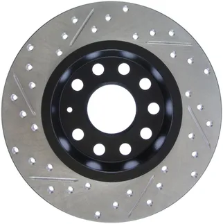 StopTech Slotted & Drilled Sport Brake Rotor For VW/Audi - 127.33131L
