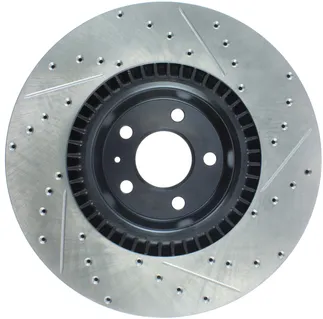 StopTech Slotted & Drilled Sport Brake Rotor For Audi - 127.33134R