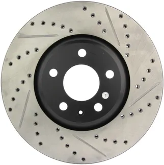 StopTech Slotted & Drilled Sport Brake Rotor For Audi - 127.33136L