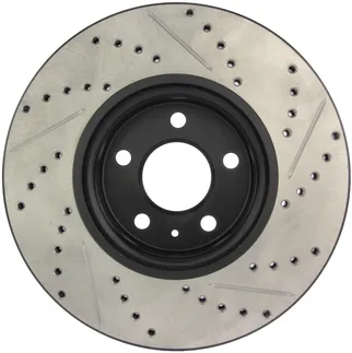 StopTech Slotted & Drilled Sport Brake Rotor For Audi - 127.33136R