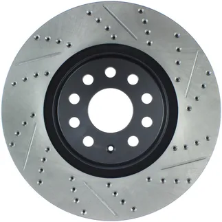 StopTech Slotted & Drilled Sport Brake Rotor For VW/Audi - 127.33144L