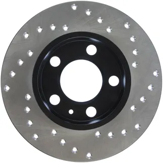 StopTech Rear Right Drilled Rotor For VW/Audi - 128.33057R