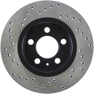 StopTech Rear Left Drilled Rotor For VW/Audi - 128.33069L