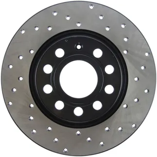 StopTech Rear Left Drilled Rotor For VW/Audi - 128.33099L