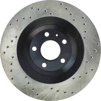 StopTech Rear Right Drilled CRYO Rotor For Audi - 128.33117CR