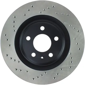 StopTech Rear Right Drilled Rotor For Audi - 128.33137R