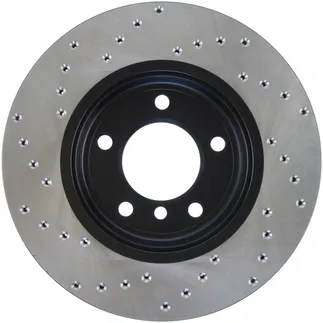 StopTech Front Left Drilled Rotor For BMW - 128.34048L