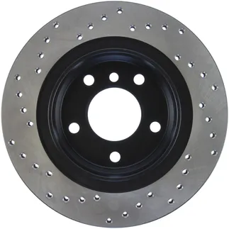 StopTech Rear Left Drilled Rotor For BMW - 128.34049L