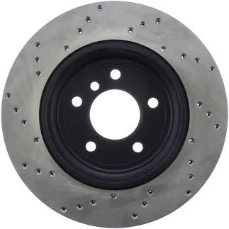 StopTech Rear Left Drilled Rotor For BMW - 128.34057L