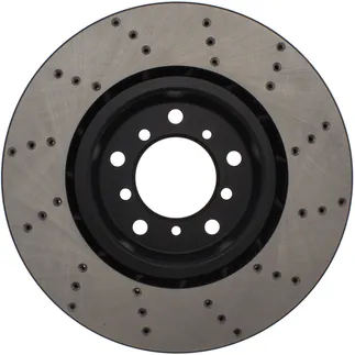 StopTech Front Right Drilled CRYO Rotor For BMW - 128.34059CR