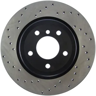 StopTech Rear Right Cross Drilled Rotor For BMW - 128.34080R