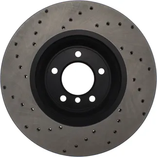 StopTech Front Left Cryo Drilled Sport Rotor For BMW - 128.34093CL