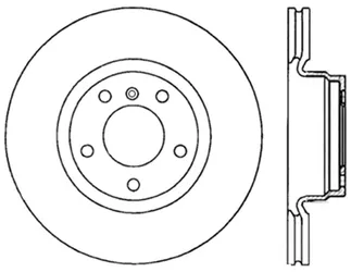 StopTech Drilled Sport Brake Rotor For BMW - 128.34117R