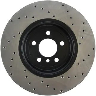 StopTech Front Right Drilled Sport Brake Rotor For BMW - 128.34124R