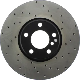 StopTech Front Left Cryo Drilled Sport Rotor For BMW - 128.34126CL