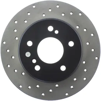 StopTech Drilled Sport Brake Rotor For Mercedes - 128.35012R