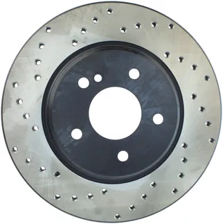 StopTech Drilled Sport Brake Rotor For Mercedes - 128.35048R