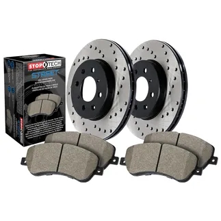 StopTech Front Drilled Street Axle Pack For BMW - 939.34041