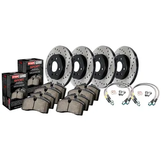 StopTech 4 Wheel Drilled Sport Axle Pack For BMW - 979.34063