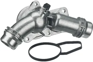 URO Engine Coolant Thermostat / Water Inlet Assembly - 11537509227PRM