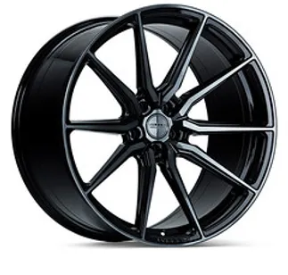Vossen HF-3 20x8.5 - 5x112 - Et40 - Flat - 66.5- Double Tinted Gloss Black