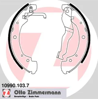 Zimmermann Rear Parking Brake Shoe Set - 701698525B