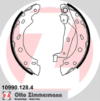 Zimmermann Rear Parking Brake Shoe Set - 4514230008