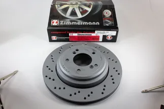 Zimmermann Rear Left Disc Brake Rotor - 34212282303