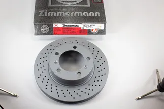 Zimmermann Front Right Disc Brake Rotor - 98735140201