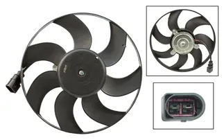 CoolXpert Dual Radiator and Condenser Fan Assembly - 1K0959455ET