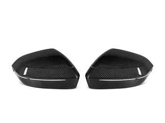AutoTecknic Dry Carbon Fiber Mirror Cap Set For BMW G60 5-Series