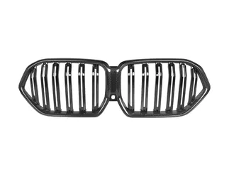 AutoTecknic Dual-Slat Carbon Fiber Front Grille For BMW G06 X6 LCI