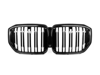AutoTecknic Dual-Slat Gloss Black Front Grille For BMW G05 X5 LCI
