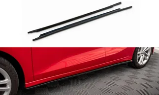 Maxton Design Side Skirts Diffusers For 8Y Audi A3 - Gloss Black