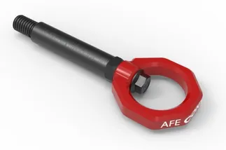 aFe CONTROL Rear Tow Hook Red For BMW - 450-502002-R