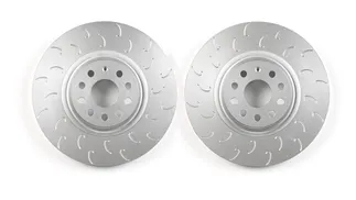 034 1-Piece Front Brake Rotor Upgrade Kit For VW MK7 Golf R / GTI W/PP /8V Audi A3/S3