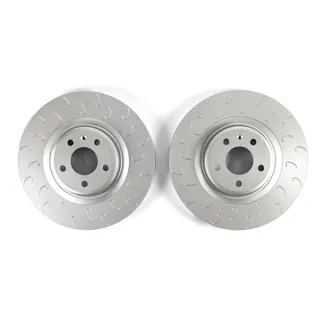 034 1-Piece Front Brake Rotor Upgrade Kit For Audi B8/B8.5 S4/S5/Q5 3.0T