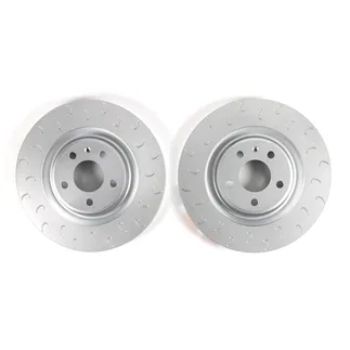 034 1-Piece Rear Brake Rotor Upgrade Kit For Audi B8/B8.5/B9/B9.5 C7/C7.5 A6/A7/D4 A8